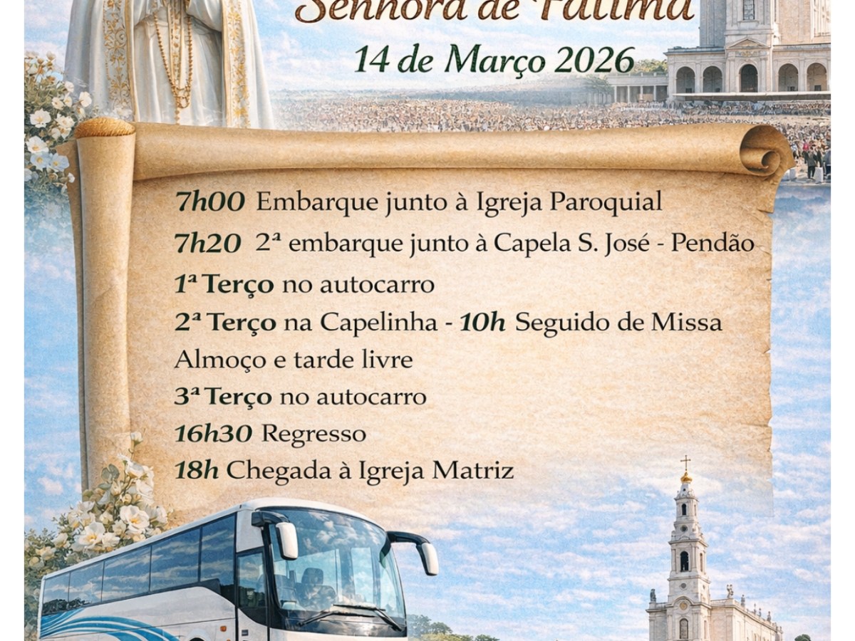 Romaria ao Santuário de&nbsp;Fátima